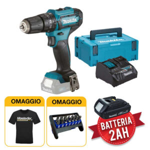 Makita DF333DNX10 - Avvitatore a batteria 12V, 1 x 2Ah