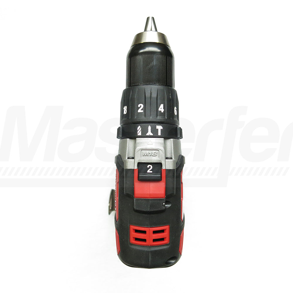 Milwaukee M18 BPD-202C - trapano avvitatore 18V a batteria con percussione, batterie 2 x 2.0Ah - Image 5