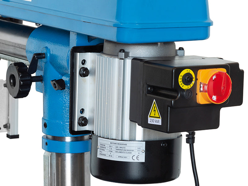 Fervi 0857 - Trapano a colonna radiale con trasmissione a cinghia 220V - 375W - Image 3