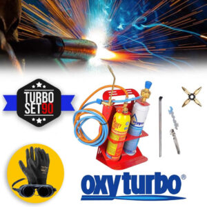 Oxyturbo Turbo Set 90 - Kit per saldatura fino a 3000??C - Stazione saldatura autogena