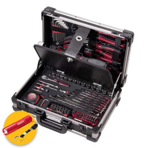 Valigetta cassetta porta attrezzi compatta completa Kraftwerk AluPro 3944 (123 pz)