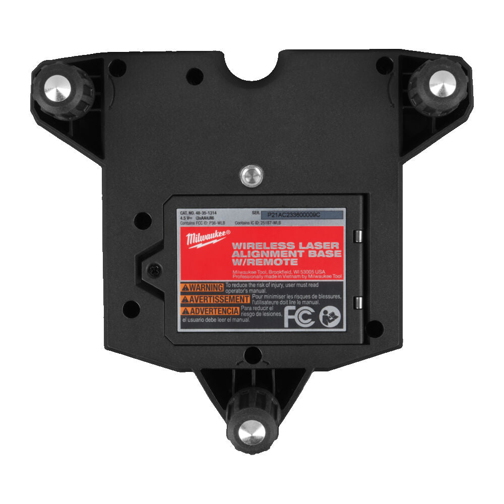 Milwaukee WLB-C - Piattaforma di allineamento con telecomando per livelle laser - Image 2