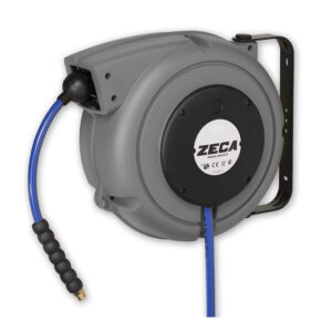 Zeca 805/10/S - Avvolgitubo aria/acqua automatico lunghezza tubo 16 metri, argento